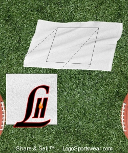 LatinoHeat Logo by CornierSports Towel Design Zoom